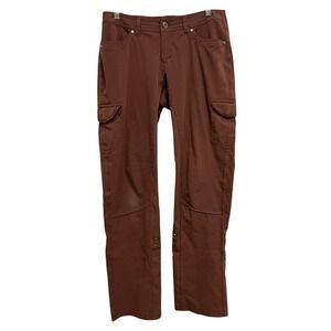 Kühl Cargo Pants Women 8 Brown Roll Up Convertible Hiking Trousers Outdoor
